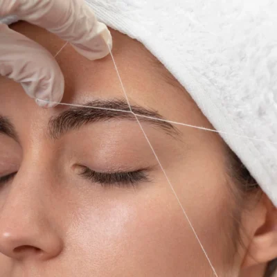 Perfectly Shaped Brows with Expert Threading Services